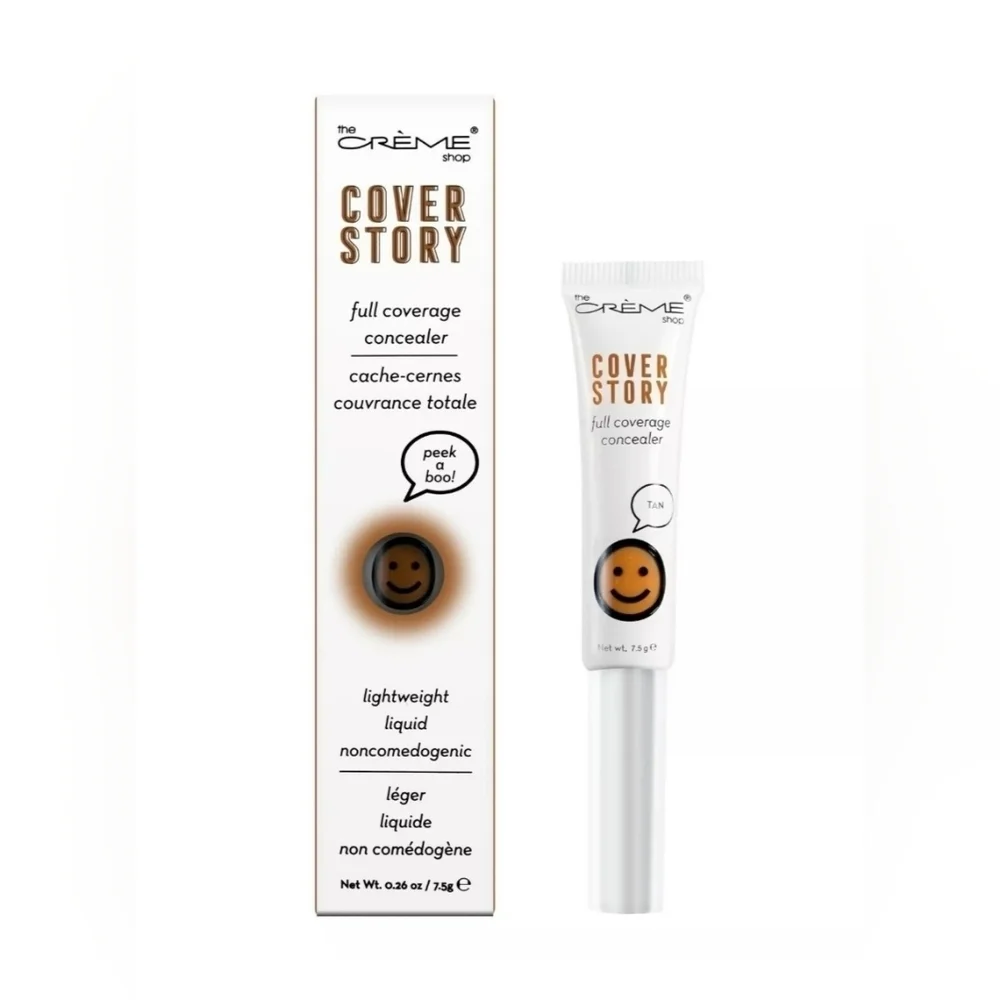 The Crème Shop Full Coverage Concealer Shade TAN NEWl